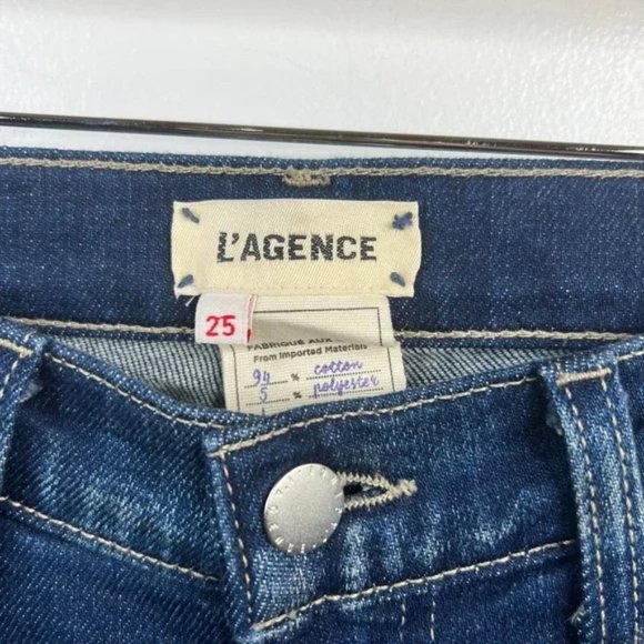 L'Agence El Matador French Slim Crop Women's Denim Jeans Salton Size: 25 NWOT - Picture 4 of 8